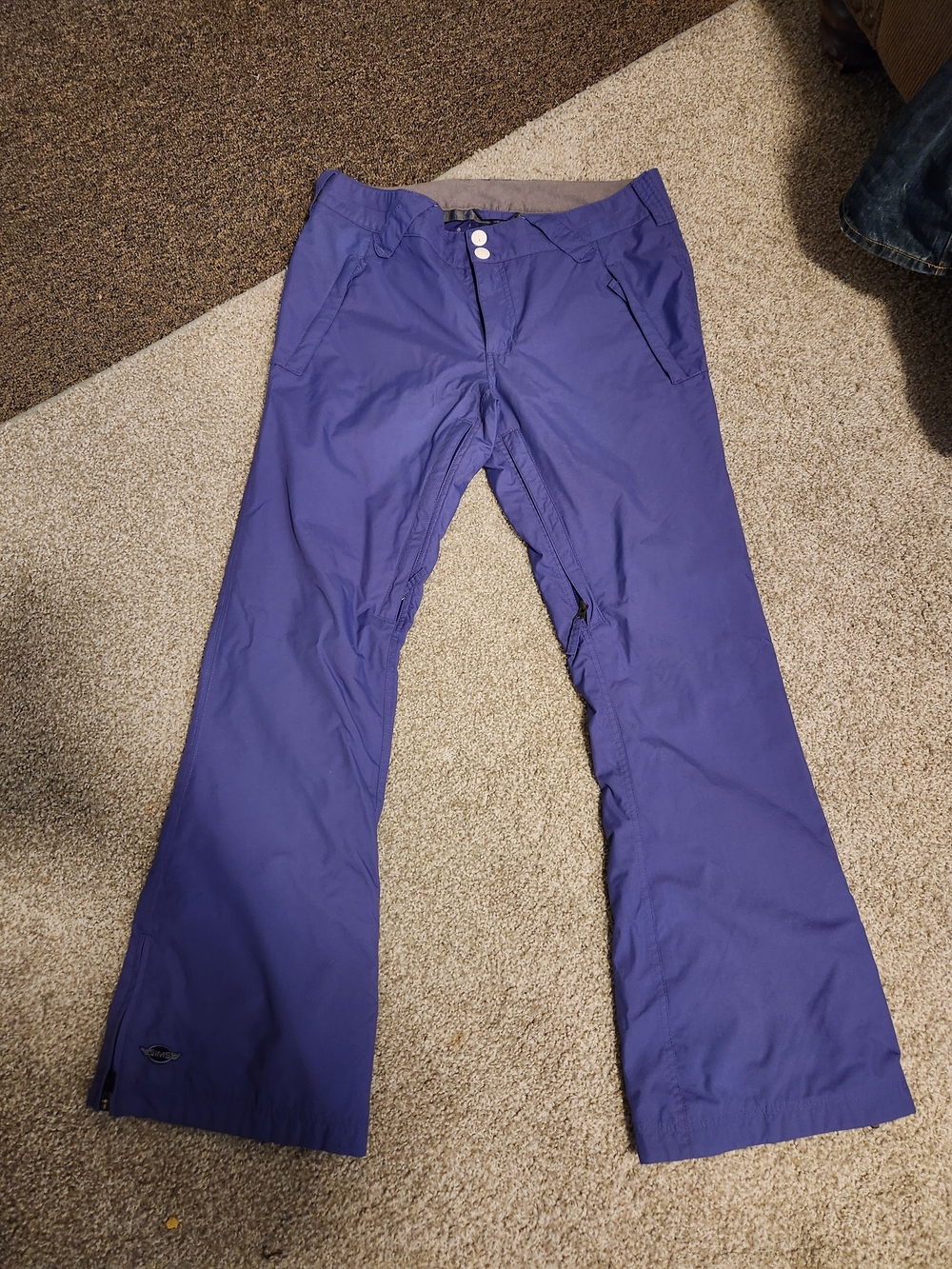 Womens Sims Snowboarding Pants Purple Outdoor Pants L Large